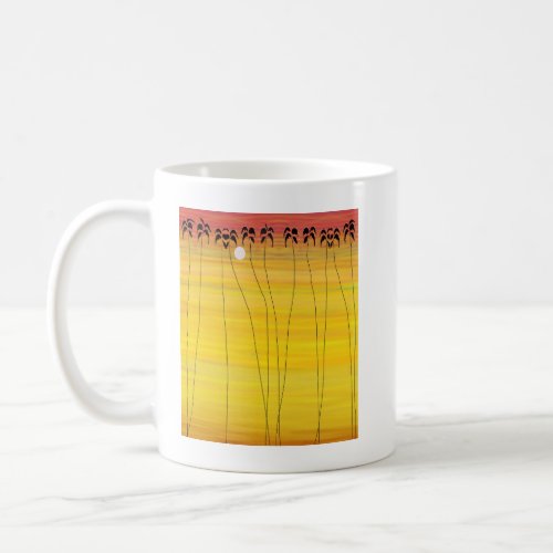 African Art Kenyan Sunset Coffee Mug