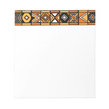 African Art Pattern Notepad by inspirationzstore at Zazzle