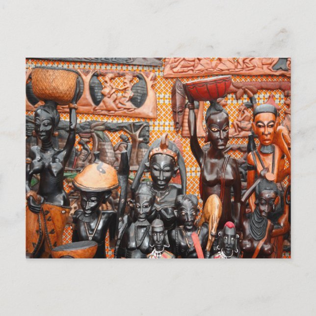 African art postcard (Front)