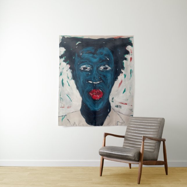 African Art Poster Tapestry (In Situ)