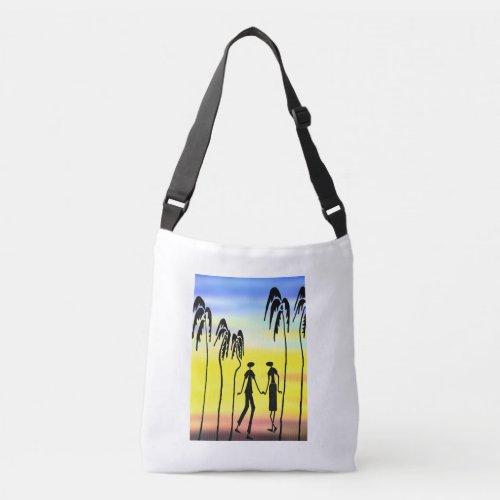 African Art Romantic Crossbody Bag