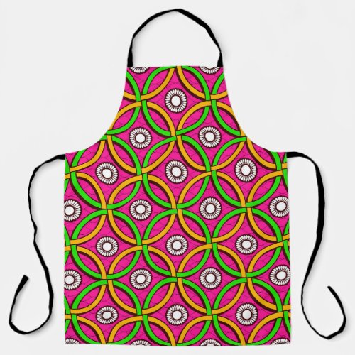 African Art Seamless Abstract Picture Apron