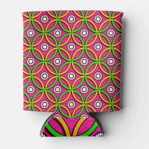 African Art Seamless Abstract Picture Can Cooler