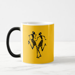 African Art, Silhouette Celebration Dance Mug