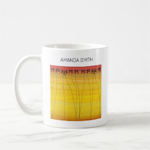 African art, Tropical Summer Sunset Coffee Mug