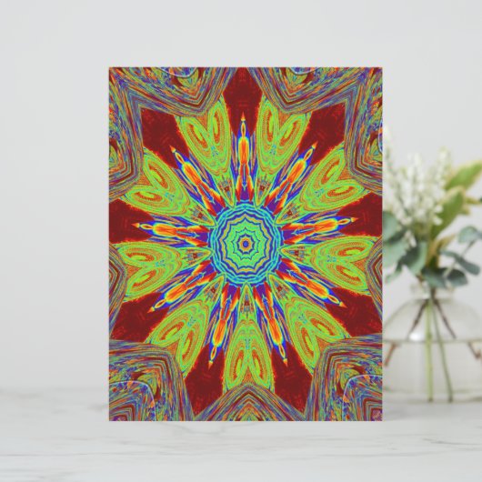 African Asian European ethnic pattern (Standing Front)