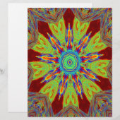 African Asian European ethnic pattern (Front/Back)