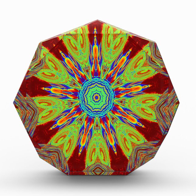 African Asian European ethnic pattern Award (Front)