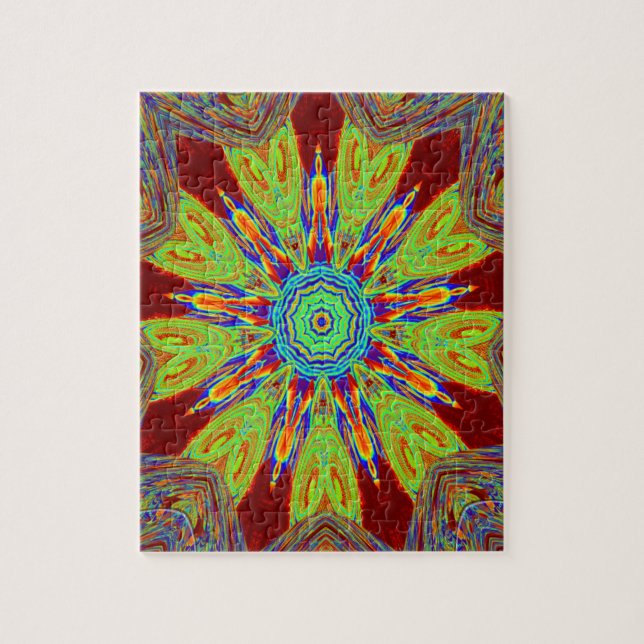 African Asian European ethnic pattern Jigsaw Puzzle (Vertical)