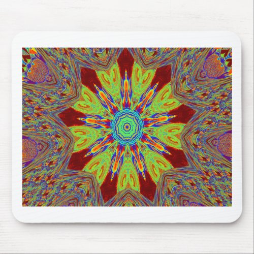 African Asian European ethnic pattern Mouse Pad
