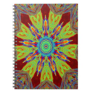 African Asian European ethnic pattern Notebook