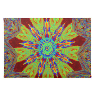 African Asian European ethnic pattern Placemat