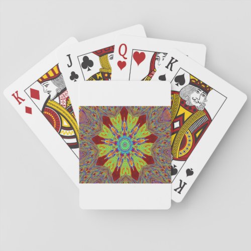 African Asian European ethnic pattern Playing Cards