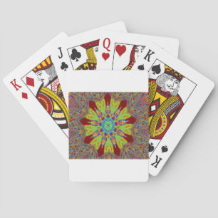 African Asian European ethnic pattern Poker Cards