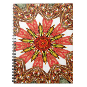 African Asian traditional edgy pattern Notebook
