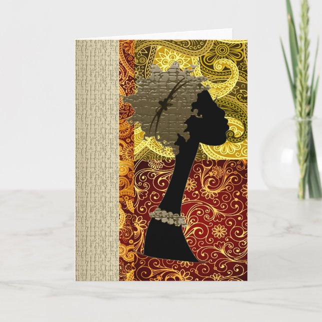 African  Autumn Card (Front)