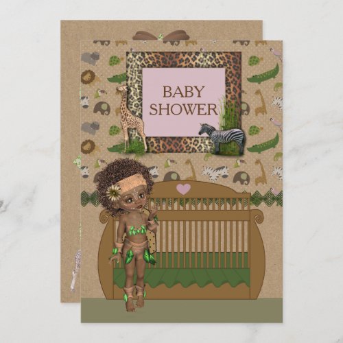 African Baby Shower Invitation