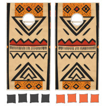 African background in warm colors