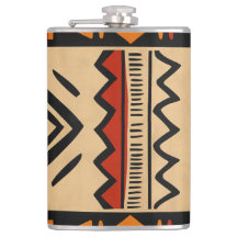 African background in warm colors