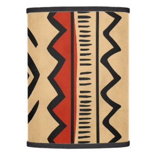 African background in warm colors lamp shade