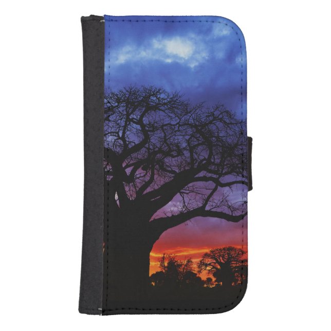 African baobab tree, Adansonia digitata, 2 Samsung Galaxy Wallet Case (Front)