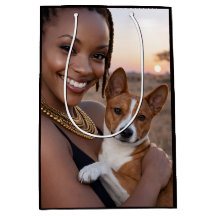 African Basenji Blank Card