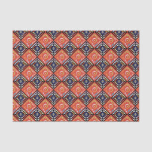African Basket Weave Multi Pattern Tissue Paper