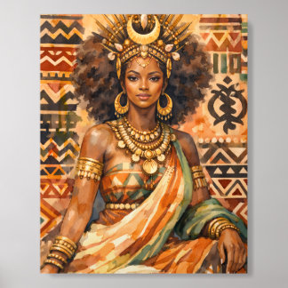 African Beauty Acrylic Photo Tile