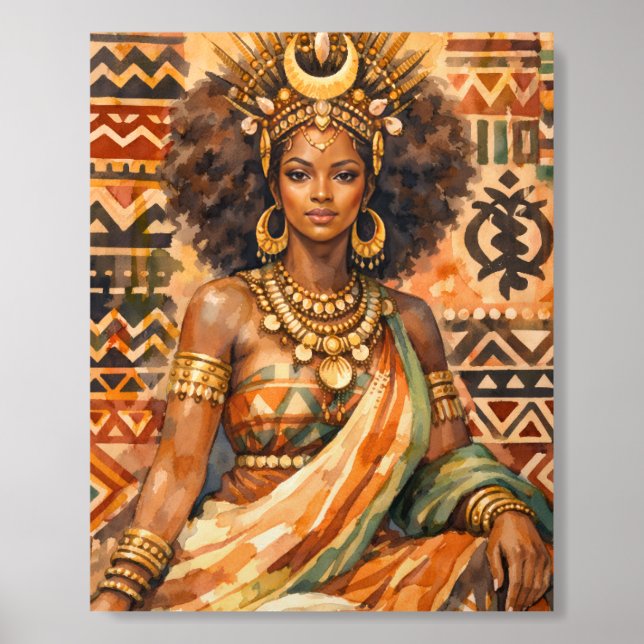 African Beauty Acrylic Photo Tile (Front Set)