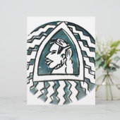 African Beauty Bongo Maasai Portrait Tribal Art  (Standing Front)