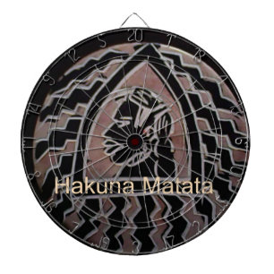 African Beauty: Bongo Maasai Portrait Tribal Art Dart Board