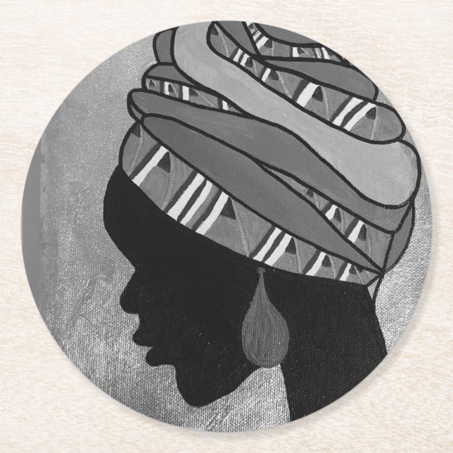 African beauty coasters (Front)