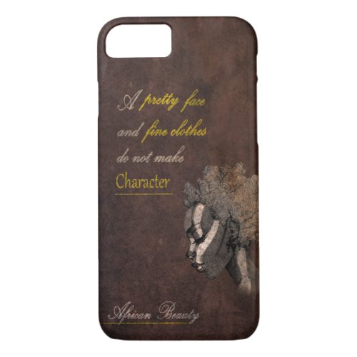 African beauty iPhone Case