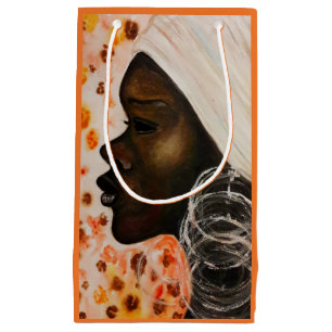African Beauty Pretty Woman Gift Bag