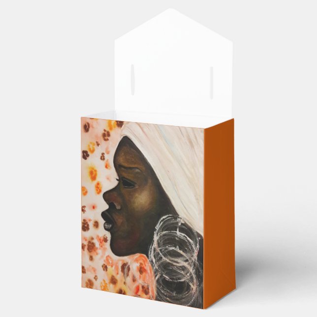 African Beauty Pretty Woman Gift Box (Opened)