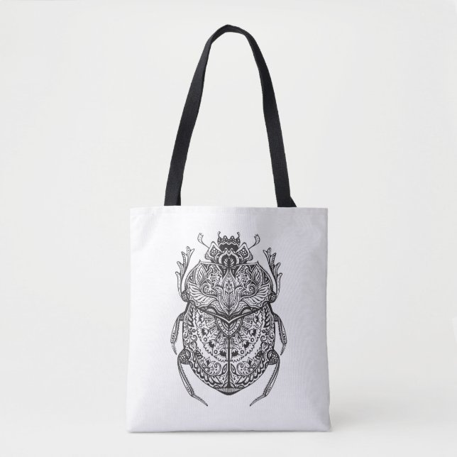 African Beetle Zendoodle 2 Tote Bag (Front)