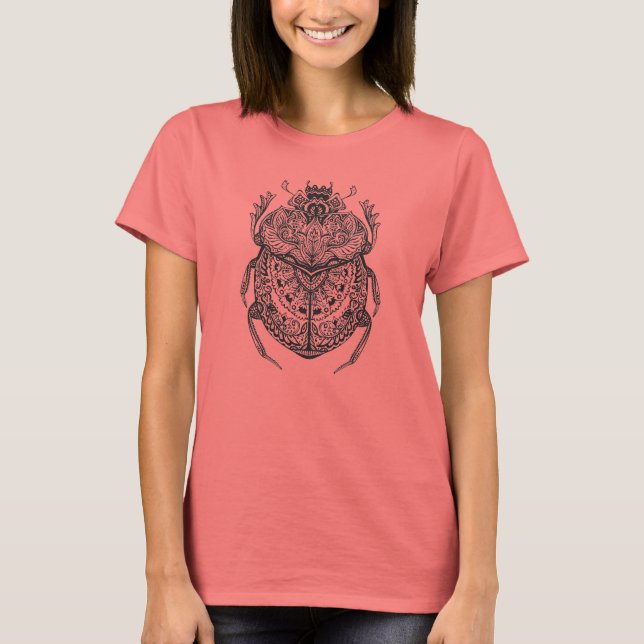African Beetle Zendoodle T-Shirt (Front)