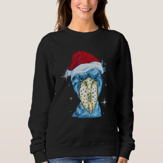 African Bird Christmas Shoebill Santa Hat Shoebill Sweatshirt