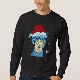 African Bird Christmas Shoebill Santa Hat Shoebill Sweatshirt
