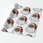 christmas santa gorilla wrapping paper