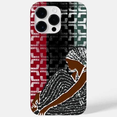 African Black Woman with Heritage Head Wrap  Case_Mate iPhone 14 Pro Max Case