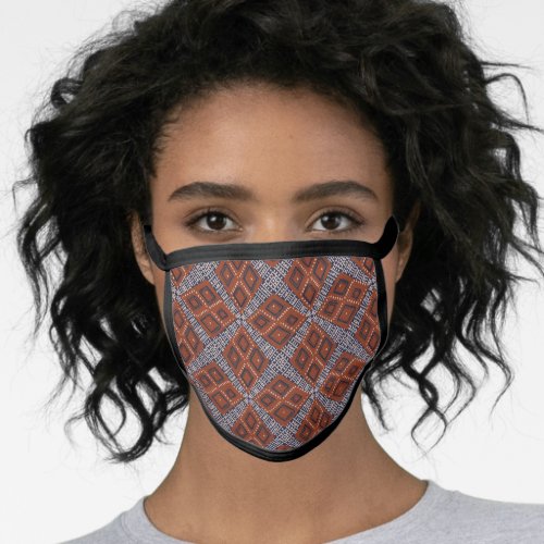 African Boho Mud Cloth Inspired Face Mask