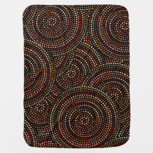 African Boho: Tribal Seamless Art. Baby Blanket