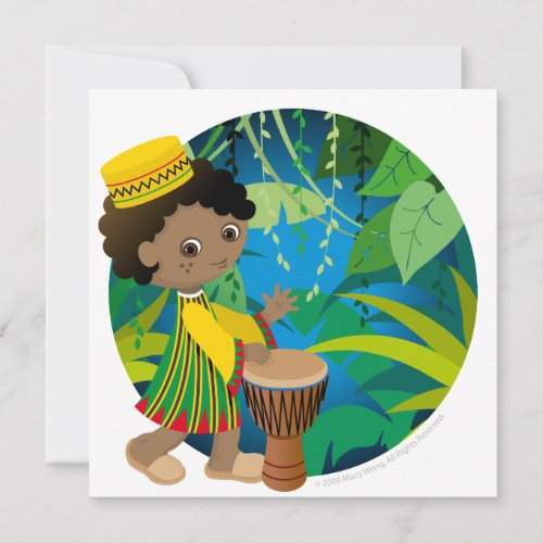 African boy announcement