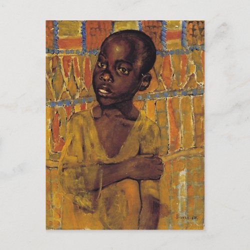 African Boy Postcard