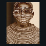 African Bride Photo Print<br><div class="desc">Modern Style Design</div>