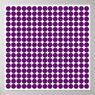 African Brown Safari Dot Poster