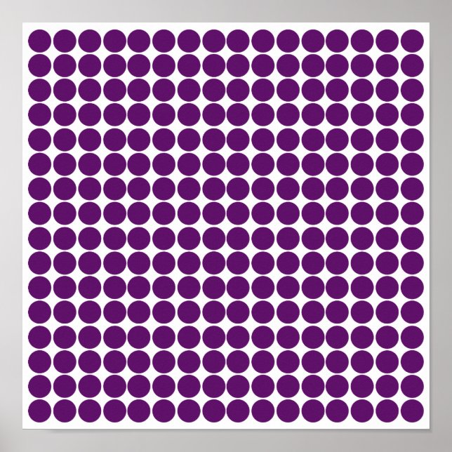 African Brown Safari Dot Poster (Front)