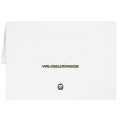 African Bull Elephant card (customise) (Back Horizontal)