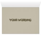 African Bull Elephant card (customise) (Inside Horizontal (Bottom))